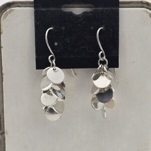 Sterling silver Cluster Cha Cha Dangle Earrings